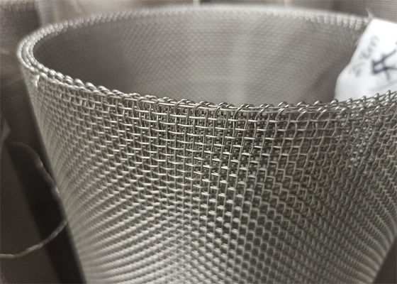 kualitas  12 Mesh Square Woven Wire Mesh Stainless Steel For Sieving Grain pabrik