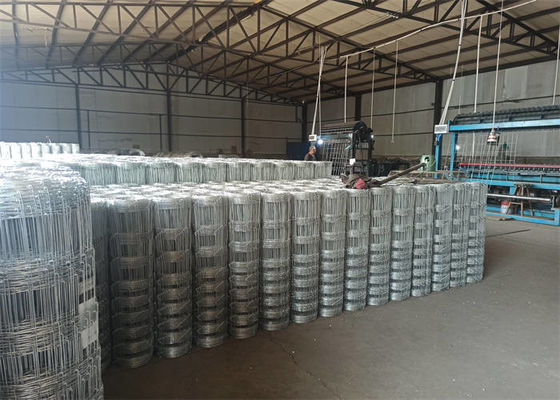 Pagar halaman pertanian yang kokoh 1.8-3.5mm Pagar jaring rusa galvanis 6 Ft