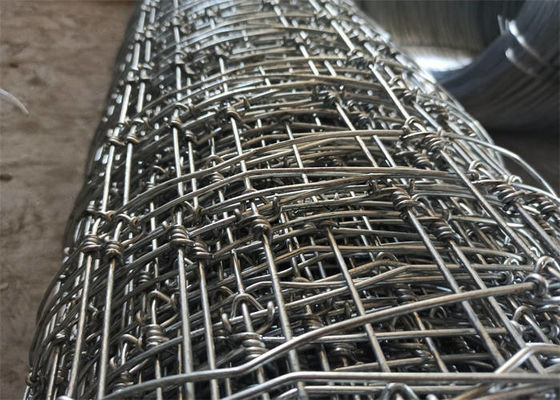 Hot Dip Galvanized Field Fence Kekuatan tinggi Fixed Knot Fence