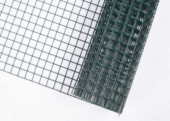 6 Gauge PVC Lapisan 2 X 4 Welded Wire Mesh Screen Untuk Pintu / Jendela