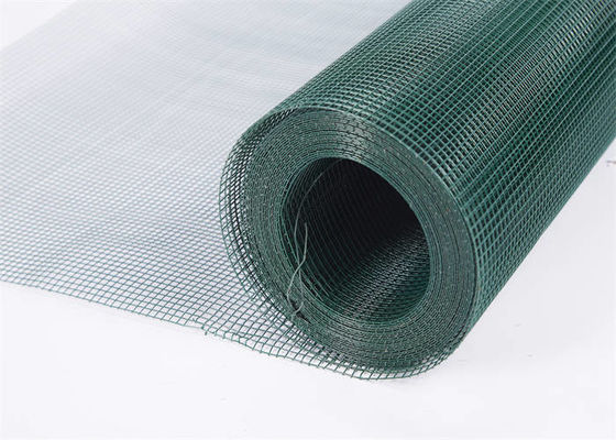 Taman bermain hijau PVC dilapisi Steel Wire Mesh Rolls, stainless steel Welded Wire Panel