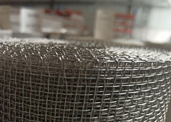 Hot Dip Galvanized Woven Wire Mesh Filter Cairan Dan Gas