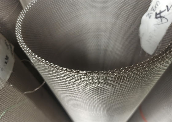 Square Galvanized Woven Mesh 24 "Woven Metal Mesh Sampel dapat dievaluasi
