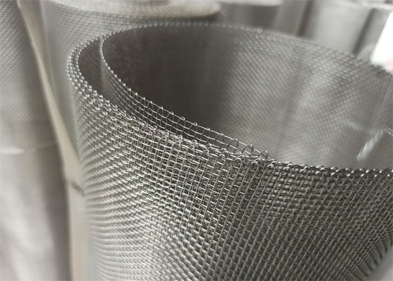 316 Baja tahan karat Woven Wire Mesh Roll Disesuaikan Untuk Filter Mesh