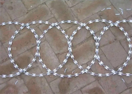 Flat Razor Wire Las / Flat Concertina Coil Produsen