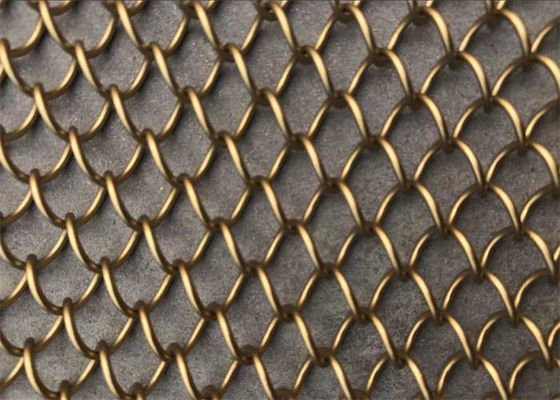Tirai mandi Arsitektur Wire Mesh Dekoratif Wire Mesh