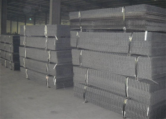 Galvanized Crimped Wire Mesh Untuk Kabinet / Partisi / Railing