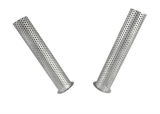 Custom Perforated Metal Fabrication, Elektro Galvanized Perforated Filter Tubes